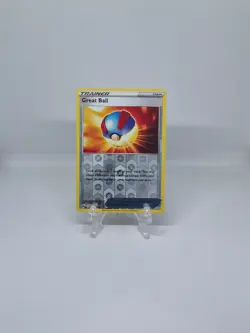 132/159 GREAT BALL | UNCOMMON REVERSE HOLO | CROWN ZENITH POKEMON CARD - Image 1