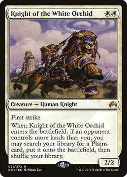 Knight of the White Orchid - Magic Origins | MTG Card - Image 1