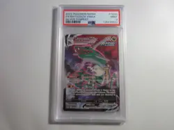 PSA 9 Rayquaza Vmax TG20 Silver Tempest Pokemon Card A - Image 1