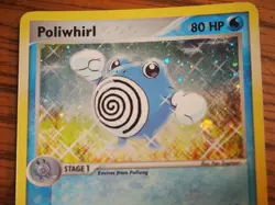 Pokemon 2004 Pokemon Leaf Green Fire Red Poliwhorl holo card, mint condition - Image 2