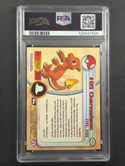 Pokemon Cards PSA 7 Nm Charmeleon Foil Topps T.V 1999 Ultra Rare #05 - Image 2