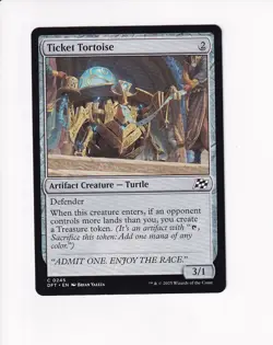MAGIC THE GATHERING MTG AETHERDRIFT TICKET TORTOISE (#1) - Image 1