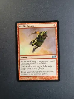 Goblin Grenade Magic The Gathering 2012 Regular Uncommon NM - Image 2