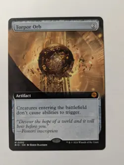 Torpor Orb (Extended Art) Outlaws of Thunder Junction: the Big Score Regular MtG - Image 1
