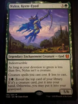 MTG Magic Nylea, Keen-Eyed Theros Beyond Death Regular Mythic Rare NM - Image 1