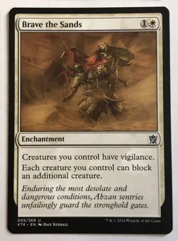 Brave the Sands X1 Khans of Tarkir NM Condition see pics - Image 1