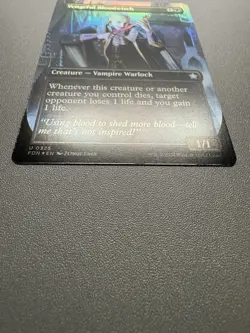 Vengeful Bloodwitch Borderless NM Foil FDN U 0325 Uncommon MTG FOUNDATIONS - Image 2