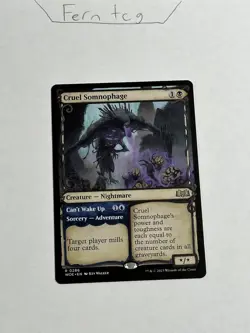 Magic the Gathering Cruel Somnophage Showcase NM Wilds of Eldraine Ship Same Day - Image 1