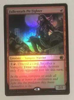 *foil* FALKENRATH PIT FIGHTER Innistrad Midnight Hunt MTG Magic the Gathering NM - Image 1