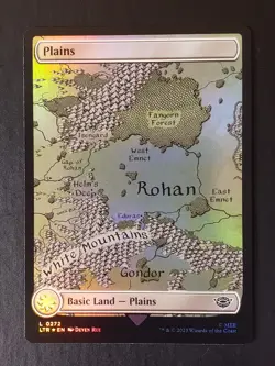 MTG: LoTR: Plains Full Art Foil 0272 - Image 2