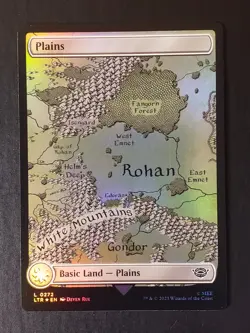 MTG: LoTR: Plains Full Art Foil 0272 - Image 3