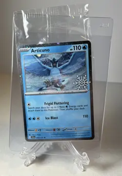 Pokemon TCG Articuno 32/159 2025 Holiday Calendar Stamped Promo SEALED - Image 1