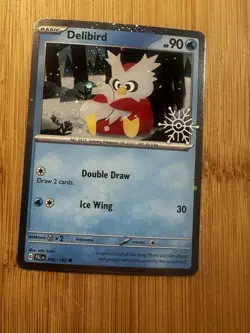 Delibird Holo 46/193 Pokemon Sv: Paldea Evolved HOLIDAY STAMP - Image 1