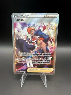 Raihan GG65 Crown Zenith Galarian Gallery Ultra Rare Full Art Holo Pokemon NM - Image 1