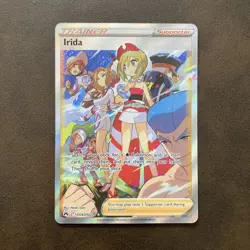 Pokemon Irida GG63/GG70 NM Full Art Crown Zenith Galarian Gallery Holo - Image 3