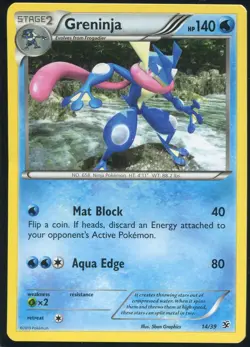 GRENINJA 14/39 KALOS STARTER SET Pokemon LIGHTLY PLAYED - Image 1