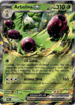 Arboliva ex 023/182 Double Rare SV10: Destined Rivals Pokemon TCG NM - Image 1