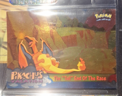 Pokemon Topps Pikachu’s Vacation #50 Holo “The Tail End of the Race” NM - Image 1