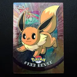 topps chrome Pokemon TV Animation Edition Series 2 #133 Eevee Played - Image 1
