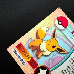 topps chrome Pokemon TV Animation Edition Series 2 #133 Eevee Played - Image 3