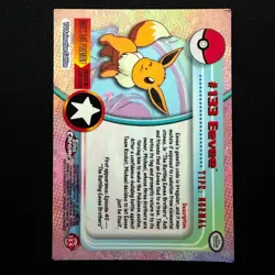 topps chrome Pokemon TV Animation Edition Series 2 #133 Eevee Played - Image 5