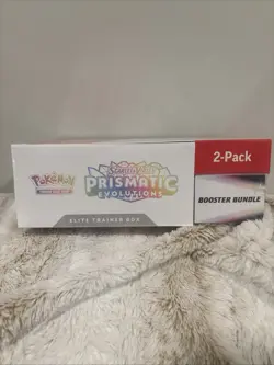 Pokemon TCG Prismatic Evolutions ETB with Booster Bundle 2-Pack Sealed - Image 3