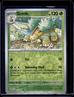Grotle 011/162 Reverse Holo SV05: Temporal Forces Pokemon TCG NM+ - Image 1
