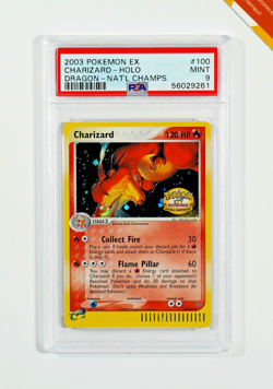 Pokemon PSA 9 Charizard #100 Holo EX Dragon National Championship 2003 English - Image 1