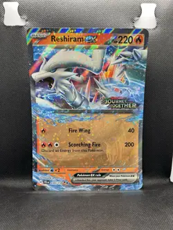 Reshiram ex 030/159 JUMBO JOURNEY TOGETHER STAMP DOUBLE RARE Pokemon STAMPED - Image 3