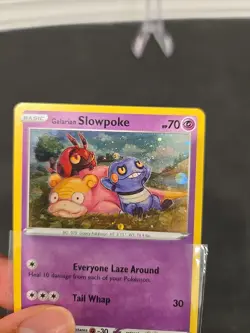 Pokemon TCG Galarian Slowpoke Cosmos SWSH Black Star Promo SWSH126 - NM swirl* - Image 3