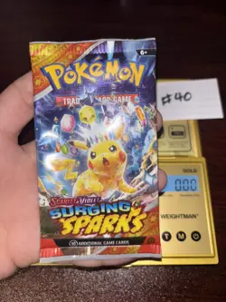 VERY HEAVY! GOD PACKUUU22.57g Surging Sparks Pokemon TCG Booster (SEALED) - Image 2