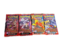 Destined Rivals, 4x Booster Packs, Sealed Art Set, Pokemon TCG Lot New - Image 1