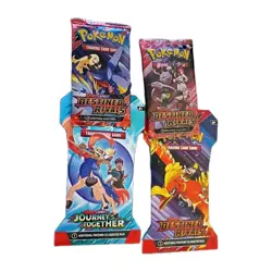 Pokemon Destined Rivals and Journey Together Booster Pack Lot 4 Packs - TCG - Image 4