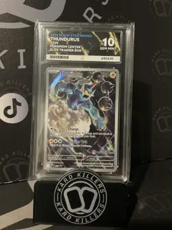 ACE 10 Thundurus SVP209 Black Star Promo Pokemon Center Exclusive - Image 1