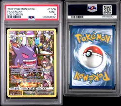 2022 Pokemon Lost Origin FA Gengar Trainer Gallery TG06/TG30 PSA 9 - Image 5