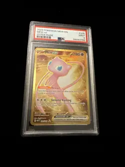 2023 POKEMON MEW EN-151 205 MEW EX HYPER RARE PSA: MINT 9 - Image 1