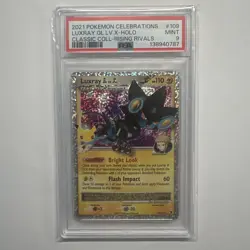 POKEMON 2021 Celebrations Classic Coll LUXRAY LV. X Holo #109 PSA 9 MINT 🔥🔥 - Image 1