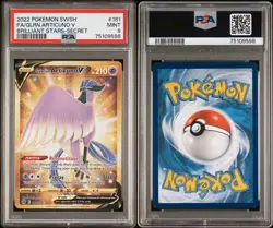 Pokemon GALARIAN ARTICUNO V 181/172 Gold Secret (2022 Brilliant Stars) PSA 9 - Image 3