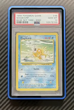 MAGIKARP #35 - 1999 POKEMON BASE SET - 1999-2000 - PSA 10 - Pokemon - Image 1