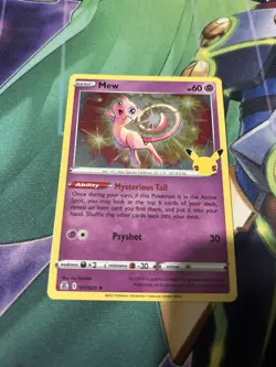 Celebrations Mew 011/025 Holo Rare Pokemon TCG - Image 1