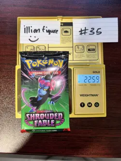 VERY HEAVY! GOD PACKUUU22.59g Shrouded Fable Pokemon TCG Booster (SEALED) - Image 1