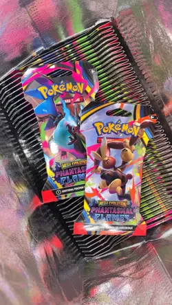 45X Pokemon TCG Phantasmal Flames Sleeved Booster Packs (Factory Sealed) - Image 1
