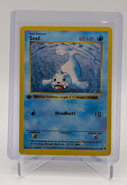 LP-MP Pokemon Base Set 1st Edition Seel 041/102 Uncommon - Image 1