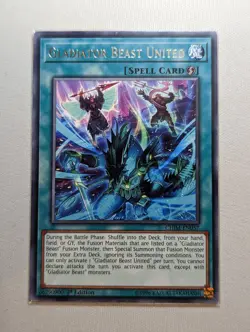 Gladiator Beast United CHIM-EN057 Rare 1st Ed Chaos Impact YuGiOh NM - Image 1