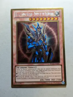 Yugioh Black Luster Soldier - Envoy of the Beginning PGLD-EN085 Gold Rare - Image 1