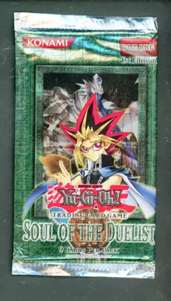 Yu-Gi-Oh! TCG Soul of the Duelist 1st Edition Booster Pack SEALED - Image 1