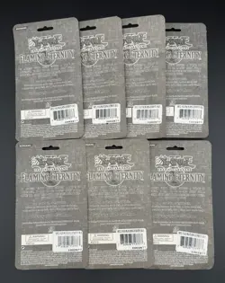Lot of (7) Yu-Gi-Oh! Flaming Energy Unlimited Blister Booster Pack Sealed - Image 2