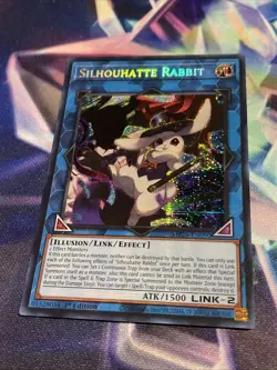 Yu-Gi-Oh! TCG Silhouhatte Rabbit MP25-EN090 Prismatic Secret Rare NM/M - Image 2