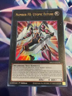 Yu-Gi-Oh! TCG Number F0: Utopic Future MP25-EN270 Ultra Rare Yugioh NM/M - Image 1