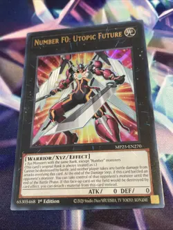 Yu-Gi-Oh! TCG Number F0: Utopic Future MP25-EN270 Ultra Rare Yugioh NM/M - Image 2